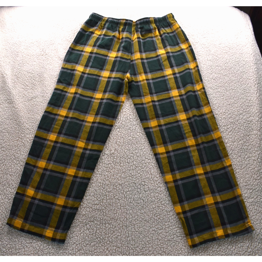 NFL Team Apparel Green Bay Packers Plaid Lounge Pajama Set Men's Sz XL NEW - Picture 3 of 7